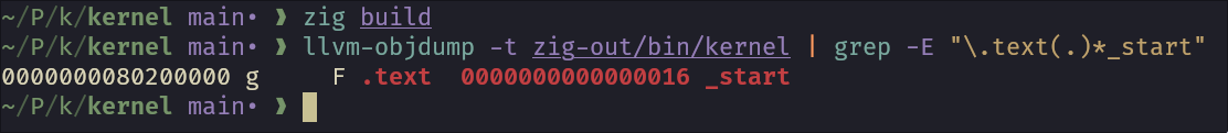 the _start symbol is at 0x80200000